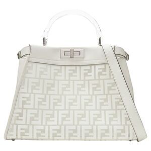 Fendi Peekaboo clear PVC handle bag
